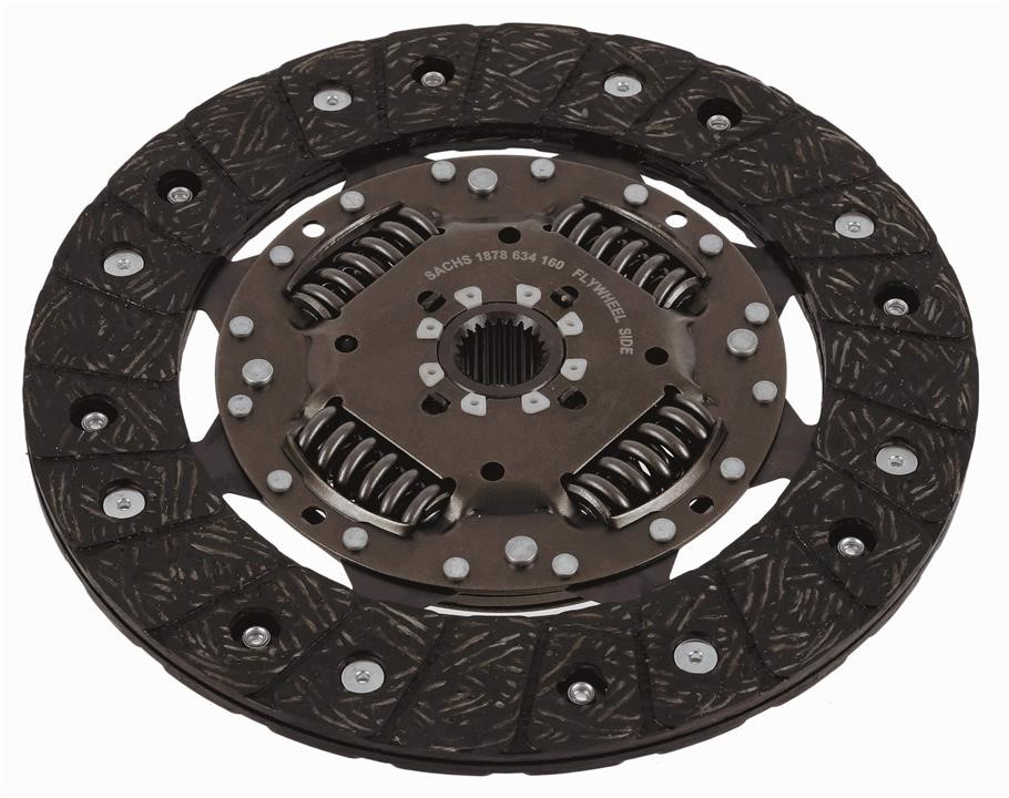 Clutch plate Audi 100: 1878634160 SACHS Clutch disc