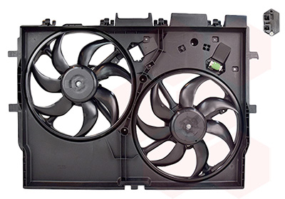Car radiator fan Fiat: 1650750 Van Wezel Fan, engine cooling