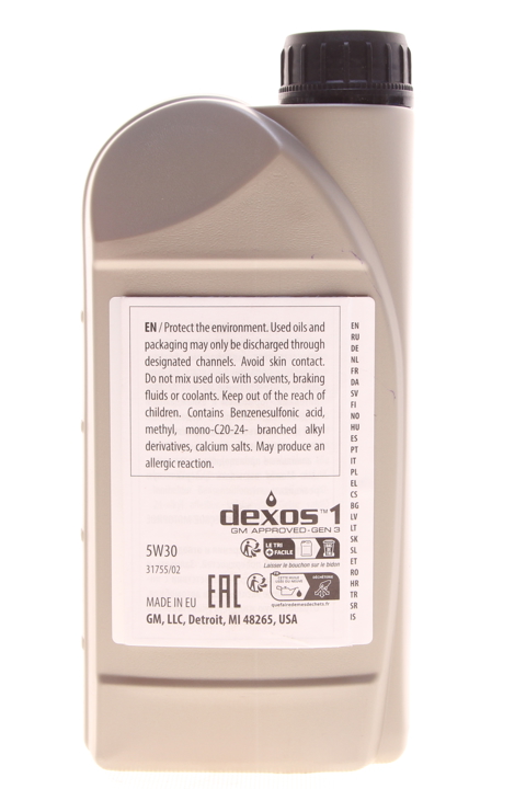 Engine oil General Motors Dexos1 Gen 3 5W-30, 1L General Motors 95599919