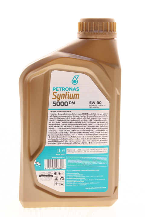 Engine oil Petronas Syntium 5000 DM 5W-30, 1L Petronas 19981619
