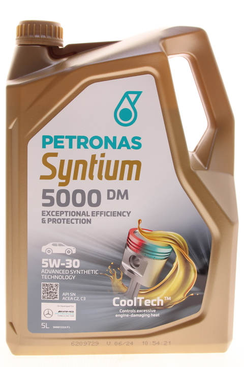 70644M12EU Petronas Engine oil Petronas Syntium 5000 DM 5W-30, 5L