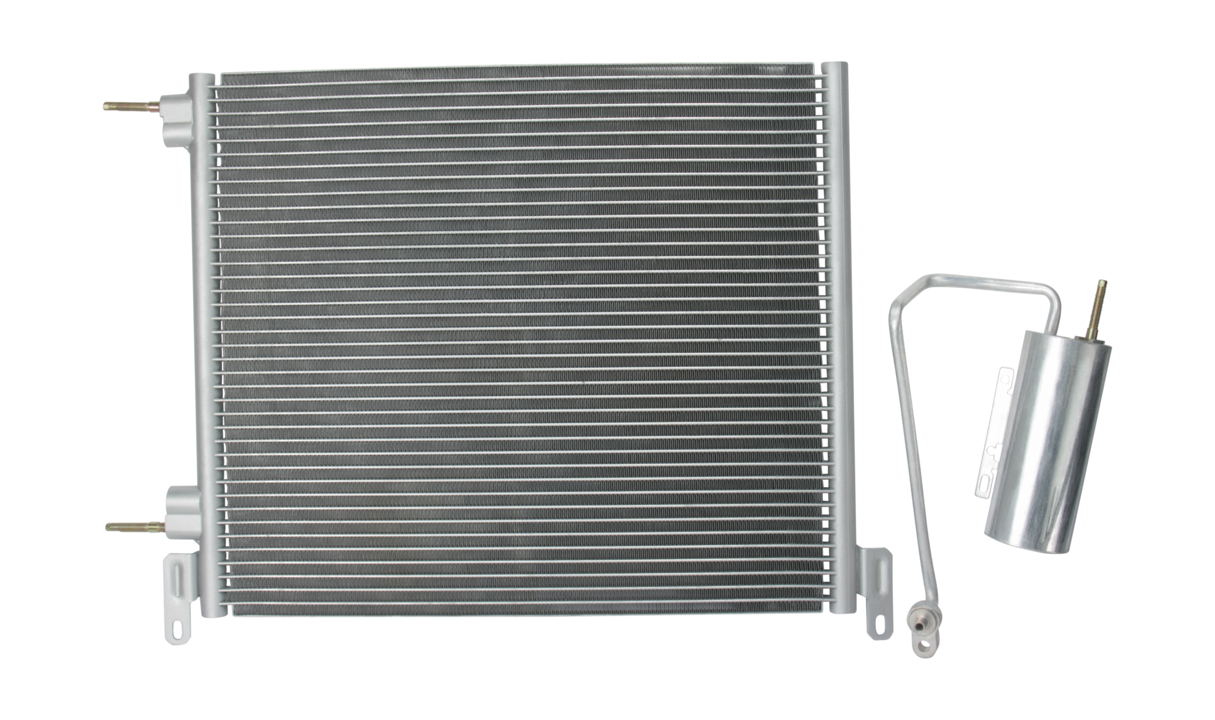 Air con condenser Opel Vectra C: 1986AD2236 Bosch Condenser, air conditioning