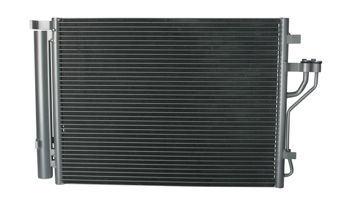 Air con condenser KIA Carens (Kia Carens): 1986AD2133 Bosch Condenser, air conditioning