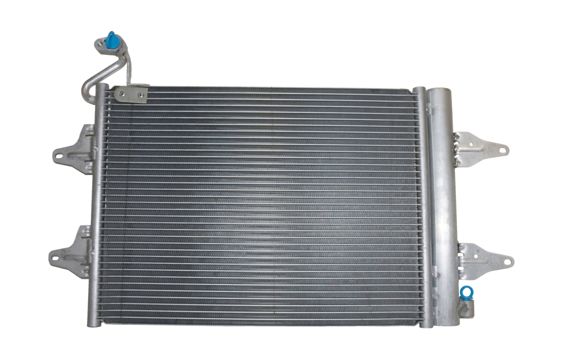 Aircon condenser Volkswagen FOX: 1986AD2096 Bosch Condenser, air conditioning