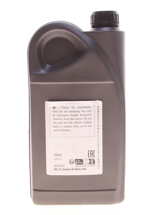 Engine oil General Motors Semi Synthetic 10W-40, 2L General Motors 93165214