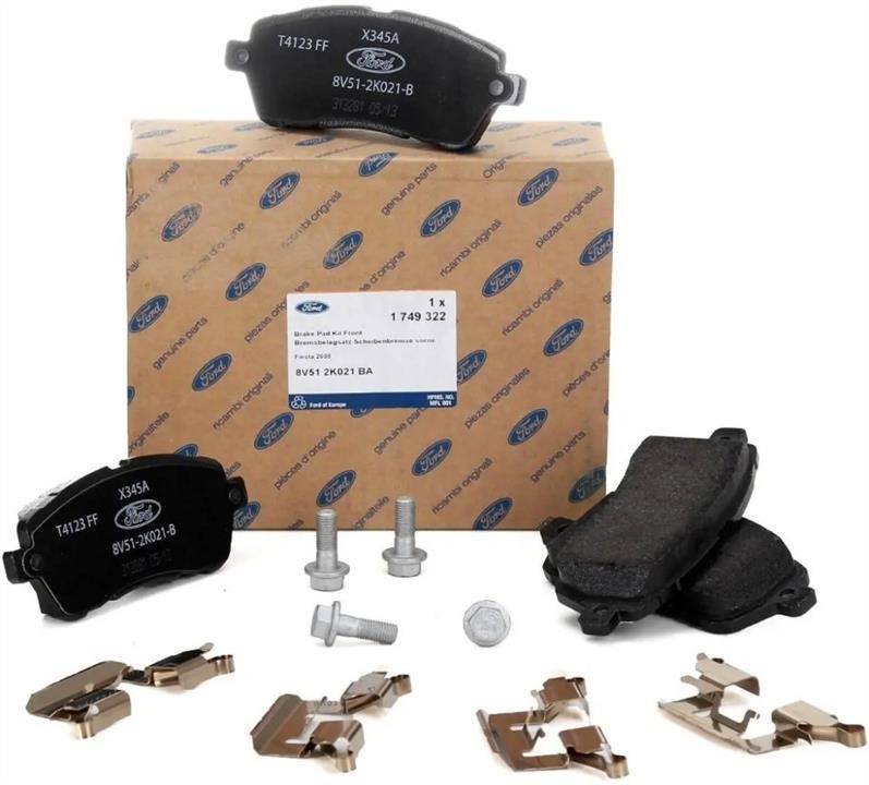 Disc brake pad set Ford B-Max: 1749322 Ford Brake pad set