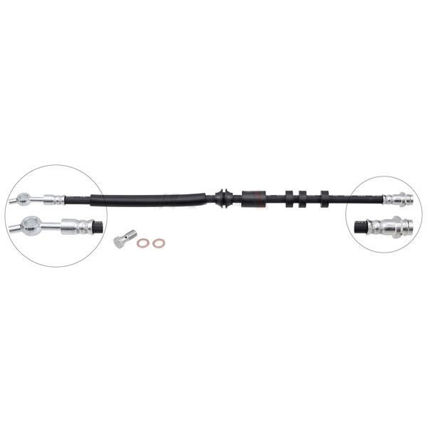 Flexible brake hose Land Rover: LH7977 Delphi Brake Hose