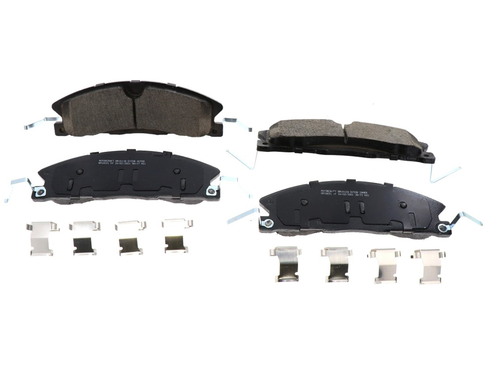 BR1611B Motorcraft Disc brake pad set