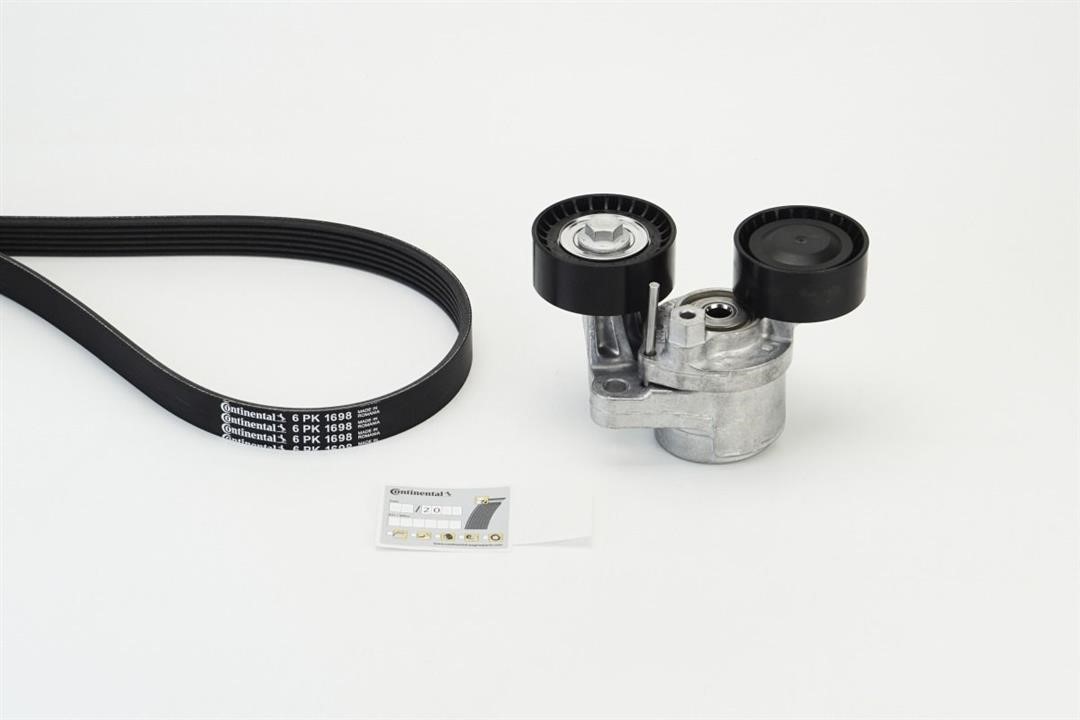 Drive belt kit BMW: 6PK1698K1 Contitech Drive belt kit