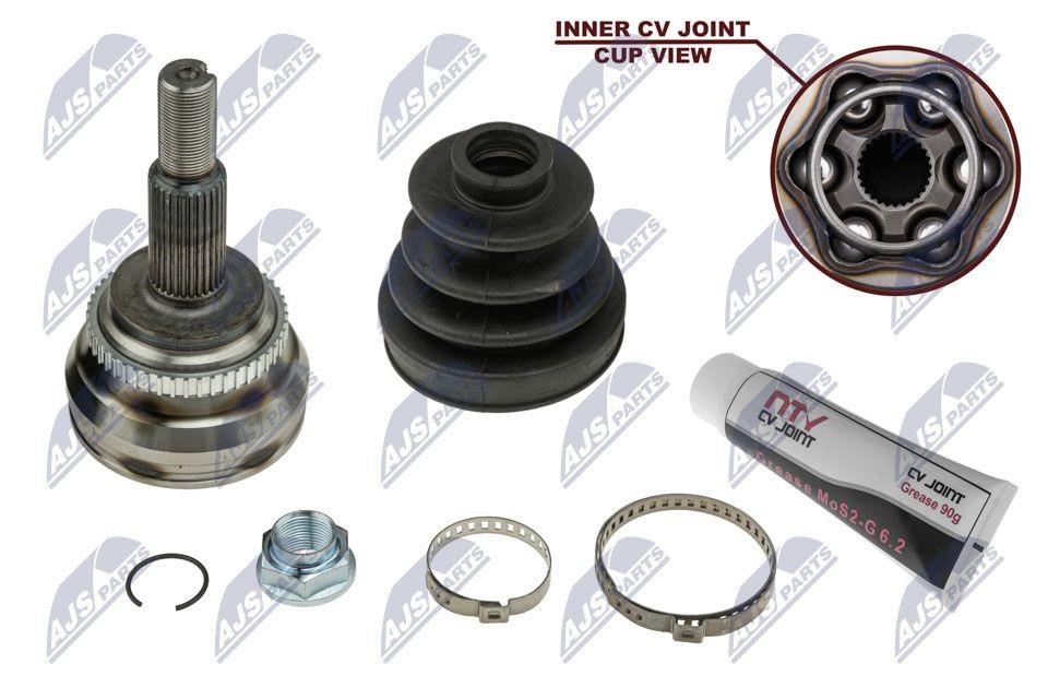 NTY NPZ-TY-094 Constant velocity joint (CV joint), outer, set NPZTY094 NPZTY094 NTY Constant velocity joint (CV joint), outer, set