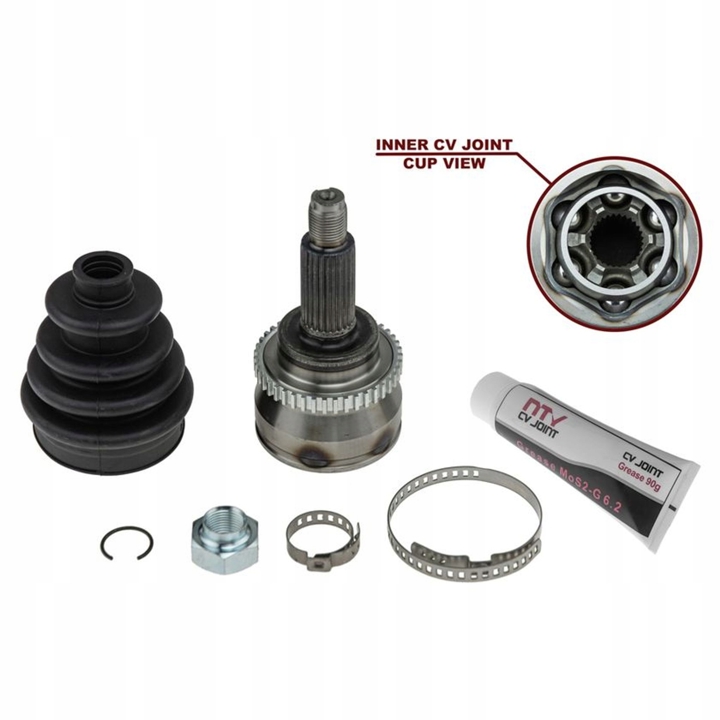 NTY NPZ-SU-004 Constant velocity joint (CV joint), outer, set NPZSU004 NPZSU004 NTY Constant velocity joint (CV joint), outer, set