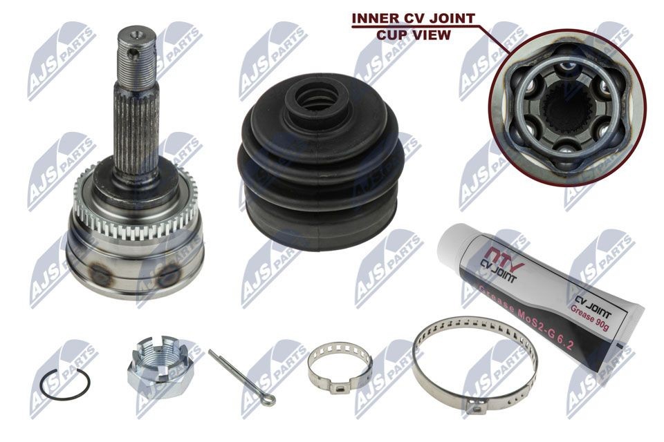 NTY NPZ-HY-533 Constant velocity joint (CV joint), outer, set NPZHY533 NPZHY533 NTY Constant velocity joint (CV joint), outer, set