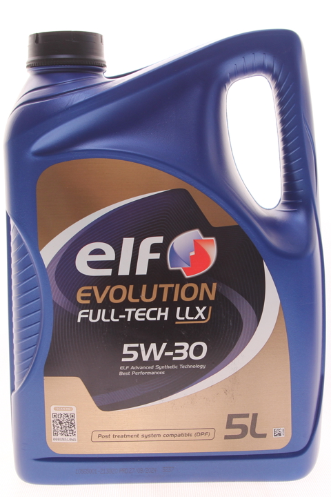Engine oil ELF EVOLUTION FULL-TECH LLX 5W-30, 5L Elf 5W30EVOFTLLX5L