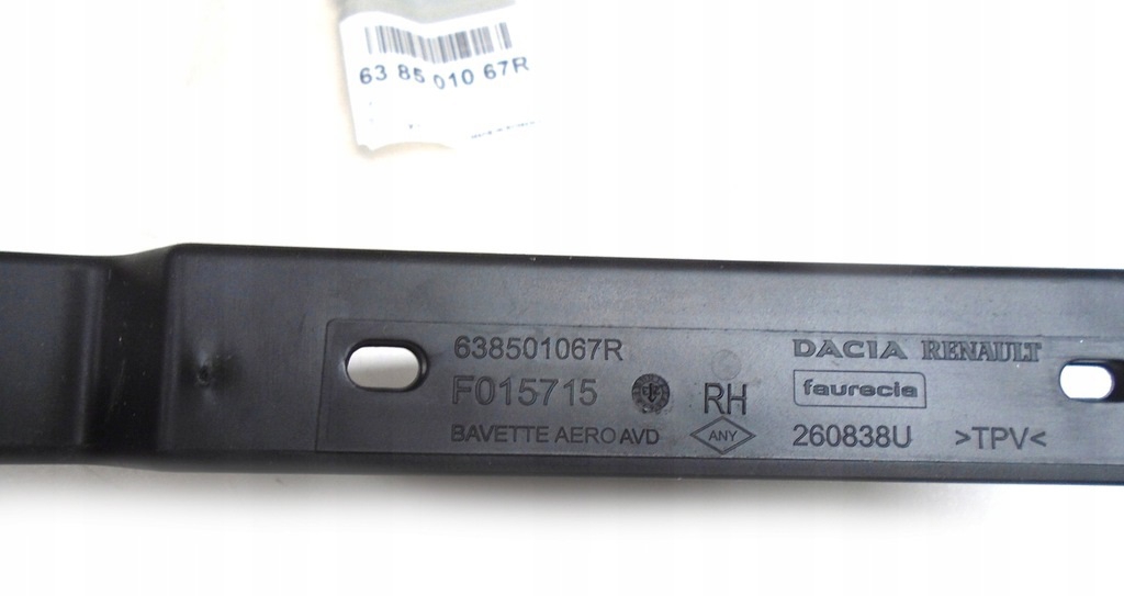 Front right mudguard Renault 63 85 010 67R