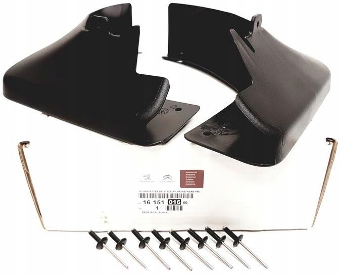 1615101680 Citroen/Peugeot Mudguards, set front