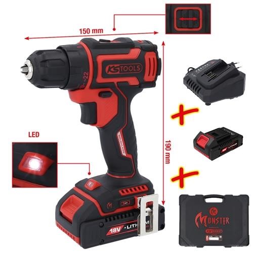 Rechargeable Battery, cordless screwdriver Ks tools 515.6400