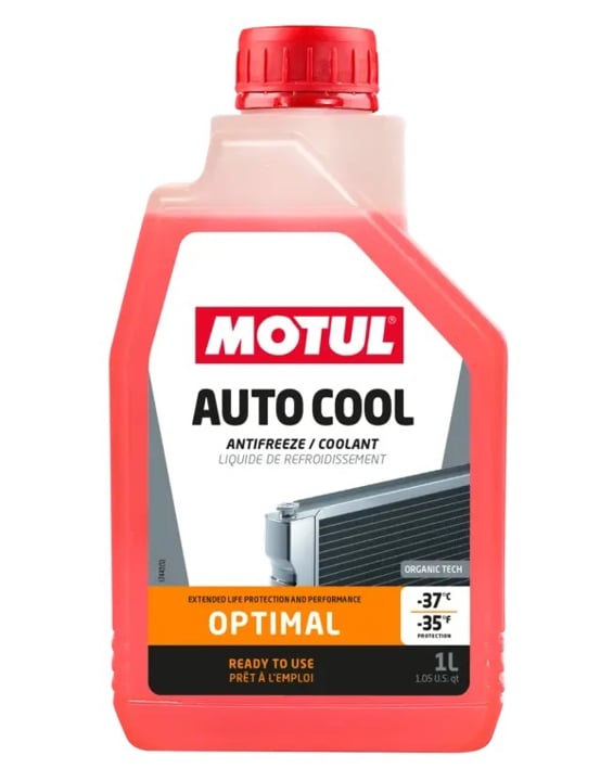 112620 Motul MOTUL Auto Cool Optimal G12/G12+ Antifreeze, Red -37°C, 1L