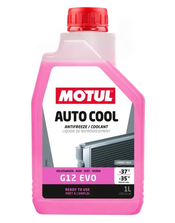 112650 Motul MOTUL Auto Cool G12 Evo Antifreeze, Pink -37°C, 1L