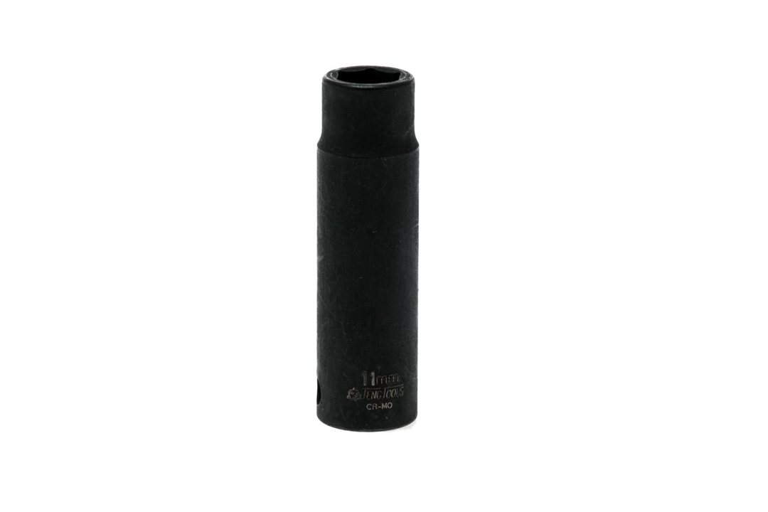 114860307 Teng Tools Long impact socket with shank 3/8" 11
