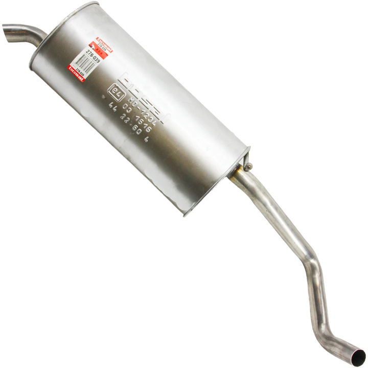Rear silencer Seat: 278039 Bosal End Silencer
