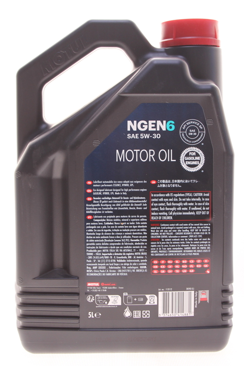 Engine oil Motul NGEN 6 5W-30, 5L Motul 5W30NGEN65L