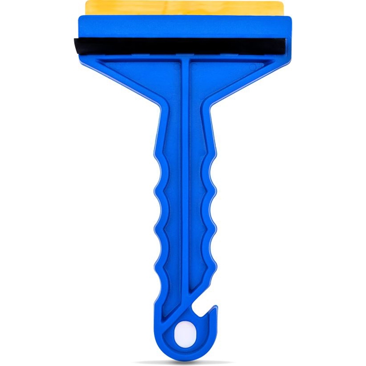 K691 K2 K2 Snow and Ice Scraper with Brass Blade, 9.5 x 16 cm