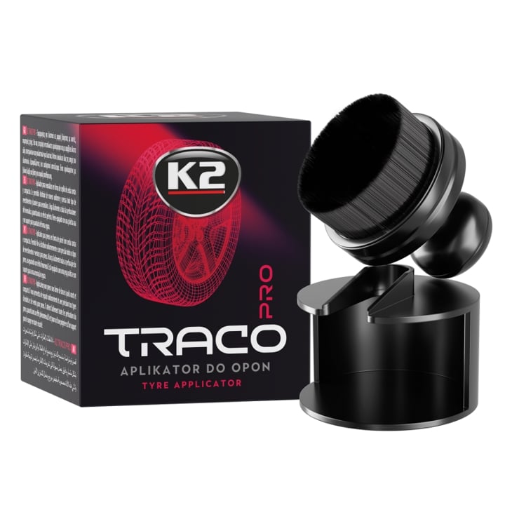 D7040 K2 K2 Traco PRO Black Tire Polishing Brush/Applicator