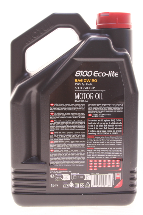 Engine oil Motul 8100 ECO-LITE 0W-20, 5L Motul 0W208100ECOLITE5L