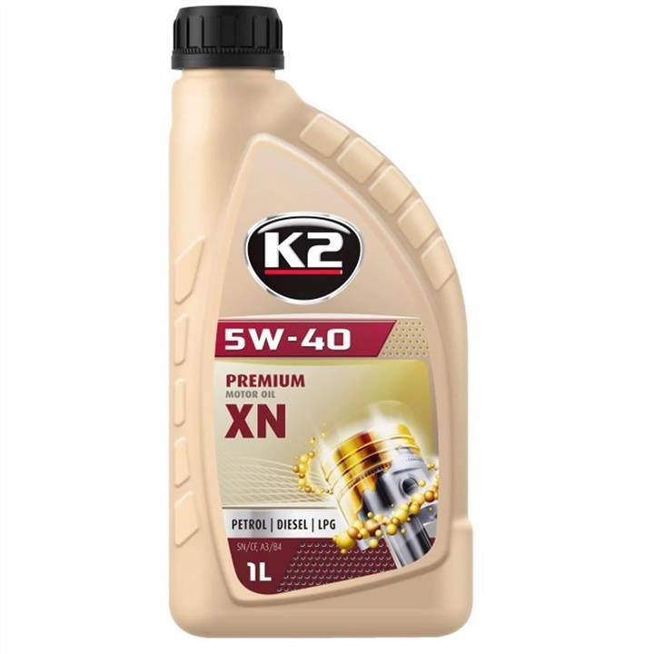 O1131E K2 Engine oil K2 SYNTHETIC PREMIUM XN 5W-40 SN/CF, 1L