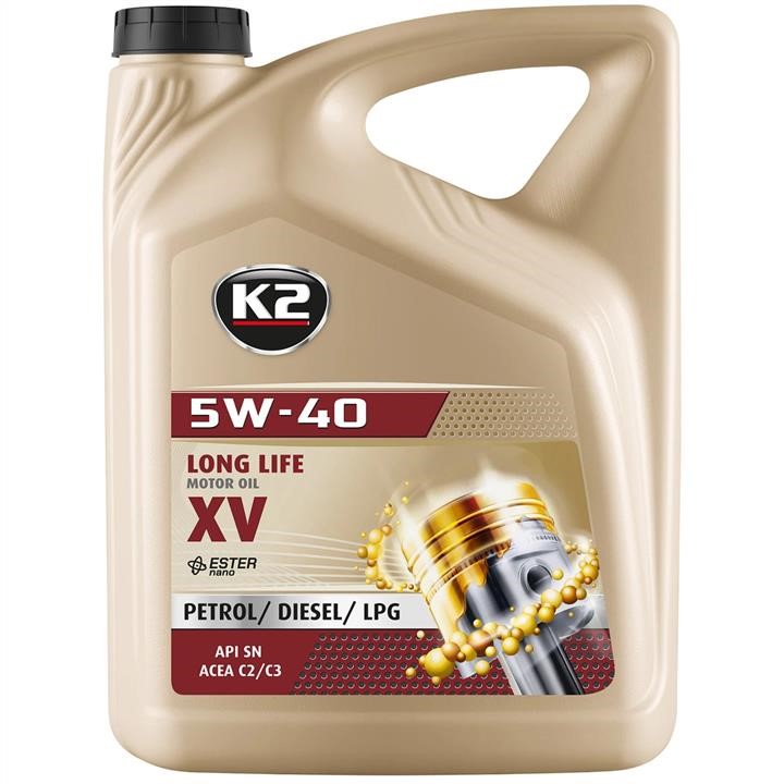O1225E K2 Engine oil K2 SYNTHETIC OIL XV-C3 5W-40, 5L