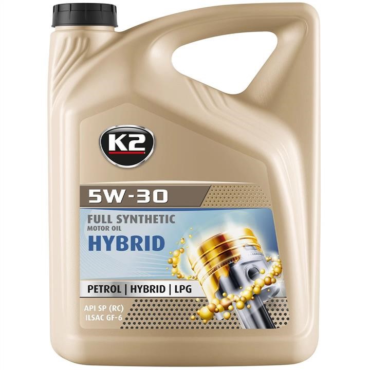 O1555E K2 Engine oil K2 FULL SYNTHETIC OIL HYBRID 5W-30, 5L