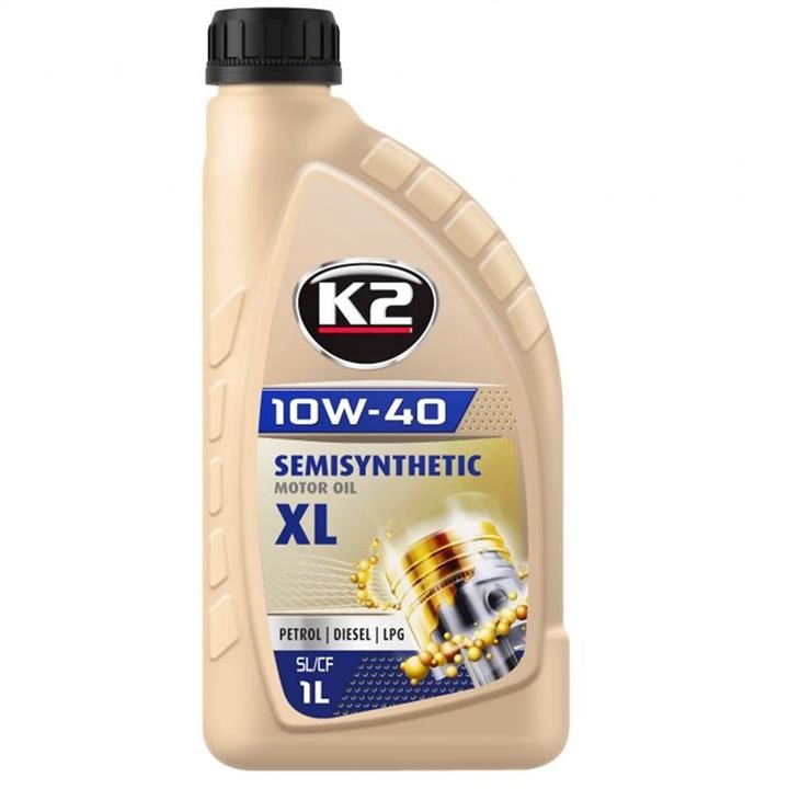O2041E K2 Engine oil K2 SEMISYNTHETIC OIL XL 10W-40 SL/CF, 1L