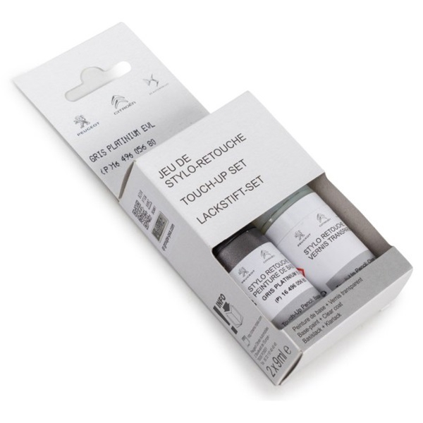 1649605680 Citroen/Peugeot Citroen/Peugeot Gray Platinum EVL Touch-Up Kit, 2x9 ml