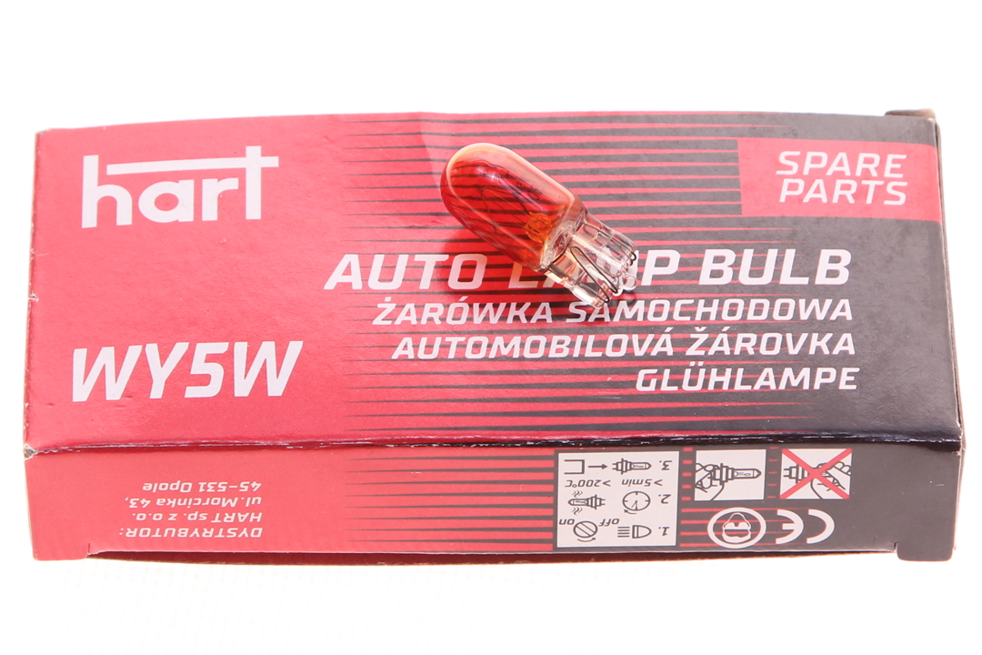 Glow bulb W5W 12V 5W Hart 517 917