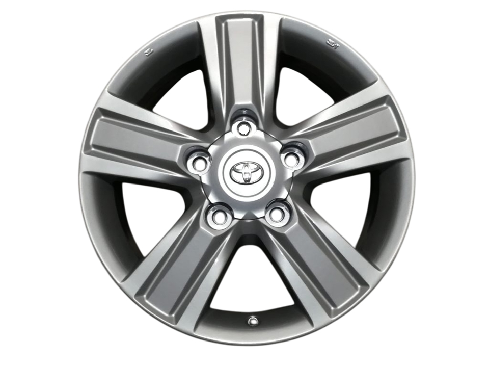 4261160A50 Toyota Light Alloy Wheel Toyota 8x18 5x150 ET60 DIA110 Silver