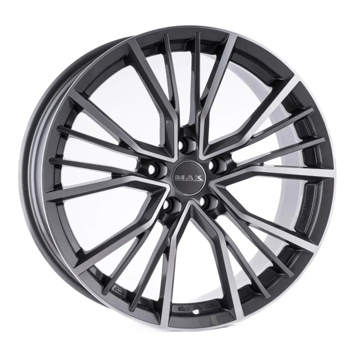F8080UAQM42WS3X MAK Light Alloy Wheel MAK Wheels UNION 8x18 5x112 ET42 DIA66,5 GUN MET MIRROR FACE