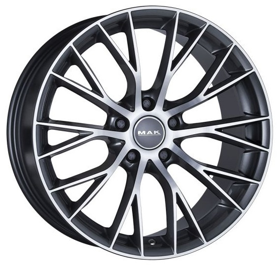 F8520MUQM38IB MAK Light Alloy Wheel MAK Wheels MUNCHEN 8,5x20 5x120 ET38 DIA72,6 GUN MET MIRROR FACE