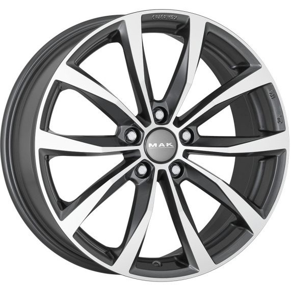 Wheels and rims Mini Cooper: F6560WFQM33VW1X MAK Light Alloy Wheel MAK Wheels WOLF 6,5x16 5x112 ET33 DIA57,1 GUN MET MIRROR FACE