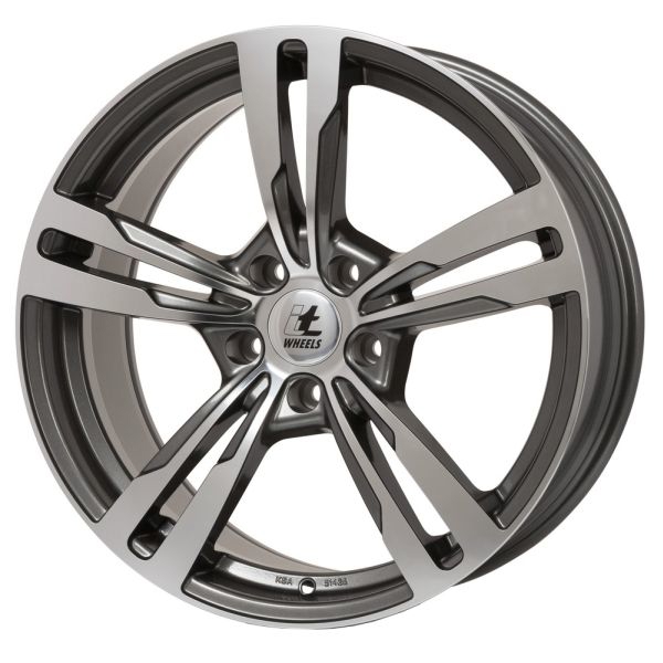 ITW4702311 itWheels Light Alloy Wheel itWheels 9,5x21 5x108 ET35 DIA63,4 Gloss anthracite polished