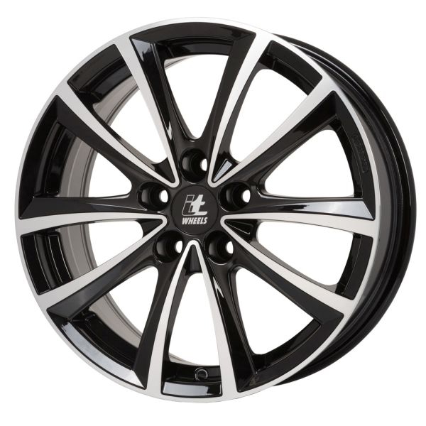 ITW4733312 itWheels Light Alloy Wheel itWheels 7,5x17 5x112 ET37 DIA66,6 Gloss black polished