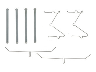 Brake pad accessory kit Toyota 4 Runner: 930015 Frenkit Accessory Kit, disc brake pad