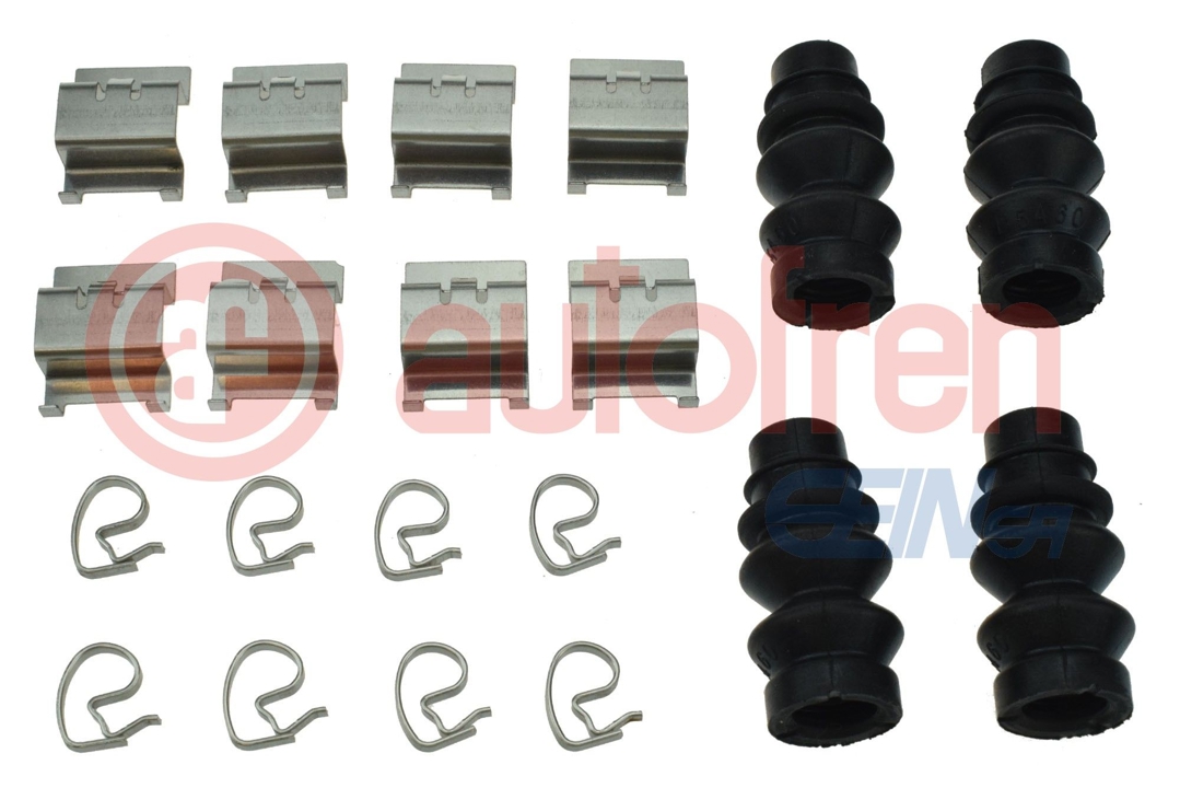 Brake pad accessory kit DS DS 4: D43114A Autofren Brake pad fitting kit