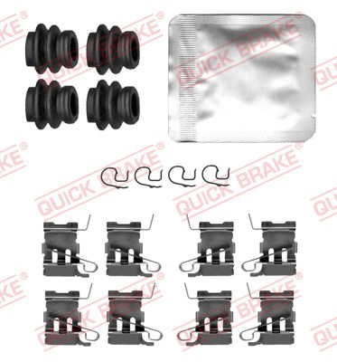 Rear brake pad fitting kit Toyota Rav 4: 1090182 Quick brake Accessory Kit, disc brake pad