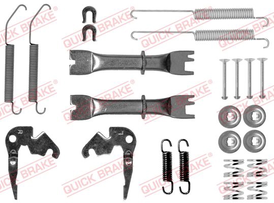 Rear brake pad fitting kit Citroen C-Zero: 1050033S Quick brake Accessory Kit, brake shoes