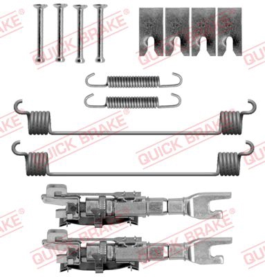 Brake pad accessory kit Audi: 1050056S Quick brake Accessory Kit, brake shoes