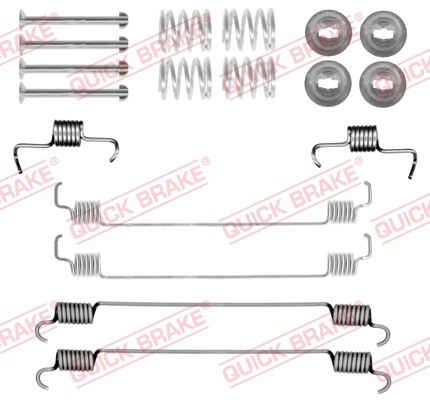 Brake pad fitting accessory Dacia Sandero: 1050058 Quick brake Accessory Kit, brake shoes