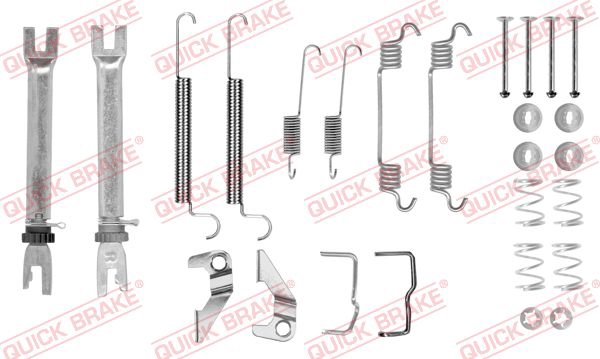 Brake pad accessory kit Opel Vectra B: 1050766S Quick brake Accessory Kit, brake shoes