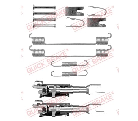 Brake pad fitting accessory Smart: 1050883S Quick brake Accessory Kit, brake shoes