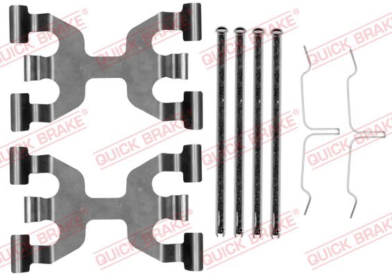 Rear brake pad fitting kit Mercedes E-Class: 1090189 Quick brake Accessory Kit, disc brake pad