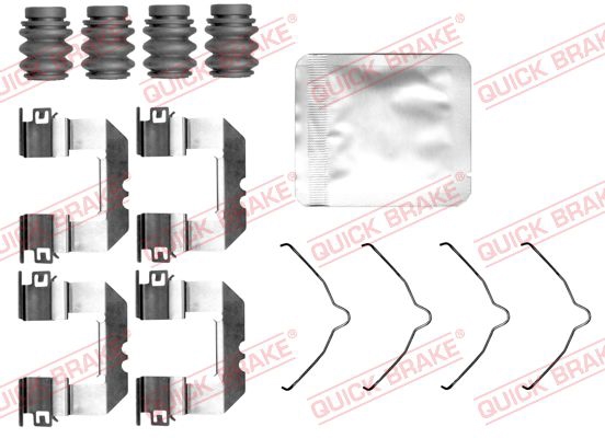 1090191 Quick brake Accessory Kit, disc brake pad